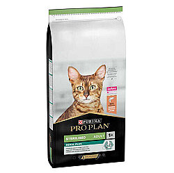 Pro Plan Kısırlaştırılmış Somon Balıklı Kedi Maması 10 Kg + 14 Adet Pro Plan Hairball Pouch - 2