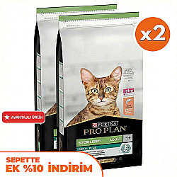 Pro Plan Kısırlaştırılmış Somon Balıklı Kedi Maması 10 Kg x 2 Adet - Pro Plan