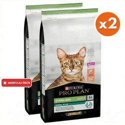 Pro Plan Kısırlaştırılmış Somon Balıklı Kedi Maması 14 Kg x 2 Adet - Pro Plan