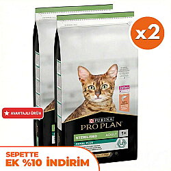 Pro Plan Kısırlaştırılmış Somon Balıklı Kedi Maması 14 Kg x 2 Adet - Pro Plan