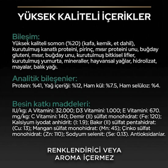 Pro Plan Kısırlaştırılmış Somon Balıklı Kedi Maması 14 Kg x 2 Adet - 8