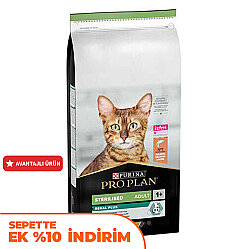 Pro Plan Kısırlaştırılmış Somon Balıklı Kedi Maması 14 Kg - Pro Plan