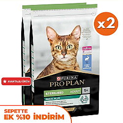 Pro Plan Kısırlaştırılmış Tavşanlı Kedi Maması 10 Kg x 2 Adet - Pro Plan