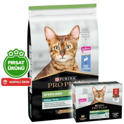 Pro Plan Kısırlaştırılmış Tavşanlı Kedi Maması 10 Kg + Pro Plan Yaş Mama 85 Gr x 10 Adet - Pro Plan
