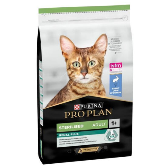 Pro Plan Kısırlaştırılmış Tavşanlı Kedi Maması 10 Kg + Hydra Care Yaş Mama 75 Gr x 10 Adet - 3