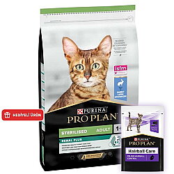 Pro Plan Kısırlaştırılmış Tavşanlı Kedi Maması 10 Kg + 14 Adet Pro Plan Hairball Pouch - Pro Plan