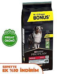Pro Plan Kuzu Etli Hassas Sindirim Köpek Maması 14 + 2,5 Kg (Toplam 16,5 Kg) - Pro Plan