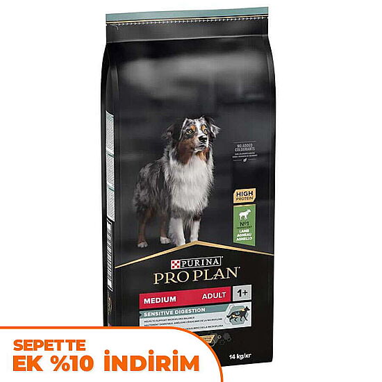 Pro Plan Kuzu Etli Hassas Sindirim Köpek Maması 14 Kg + 2 Adet Pro Plan Konserve 400 Gr - 2