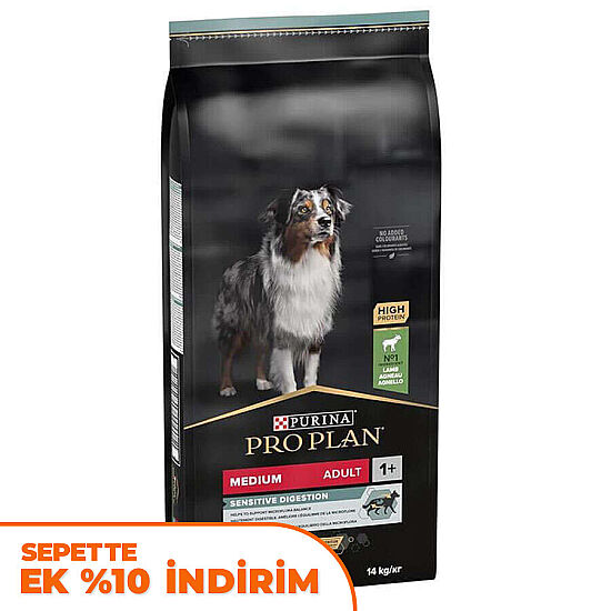 Pro Plan Kuzu Etli Hassas Sindirim Köpek Maması 14 Kg + 3 Adet Pro Plan Konserve 400 Gr - 2