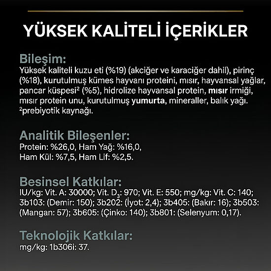 Pro Plan Kuzu Etli Hassas Sindirim Köpek Maması 14 Kg + 3 Adet Pro Plan Konserve 400 Gr - 5