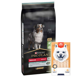 Pro Plan - Pro Plan Kuzu Etli Hassas Sindirim Köpek Maması 14 Kg + Wanpy Creamy Treat 5x14 Gr