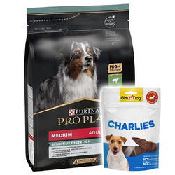Pro Plan - Pro Plan Kuzu Etli Hassas Sindirim Köpek Maması 3 Kg + Gimdog 70 Gr Köpek Ödülü