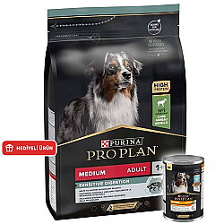 Pro Plan Kuzu Etli Hassas Sindirim Köpek Maması 3 Kg + Pro Plan Konserve 400 Gr - Pro Plan