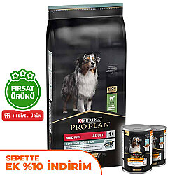 Pro Plan Kuzu Etli Hassas Sindirim Köpek Maması 10 Kg + 2 Adet Pro Plan Konserve 400 Gr - Pro Plan