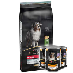Pro Plan Kuzu Etli Hassas Sindirim Köpek Maması 10 Kg + 3 Adet Pro Plan 400 Gr Konserve - Pro Plan