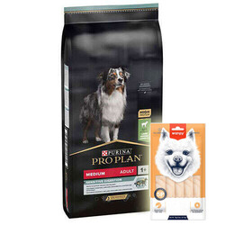 Pro Plan - Pro Plan Kuzu Etli Hassas Sindirim Köpek Maması 10 Kg + Wanpy Creamy Treat 5x14 Gr