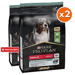 Pro Plan Kuzu Etli Hassas Sindirim Köpek Maması 3 Kg x 2 Adet - Pro Plan