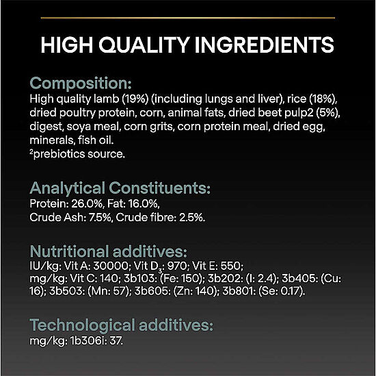 Pro Plan Kuzu Etli Hassas Sindirim Köpek Maması 3 Kg x 2 Adet - 8