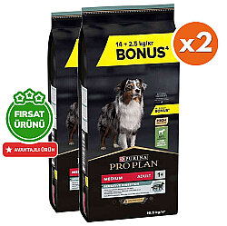 Pro Plan Kuzu Etli Hassas Sindirim Köpek Maması 14 + 2,5 Kg (Toplam 16,5 Kg) x 2 Adet - Pro Plan