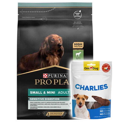 Pro Plan Mini Lamb Kuzulu Küçük Irk Köpek Maması 3 Kg + Gimdog 70 Gr Köpek Ödülü