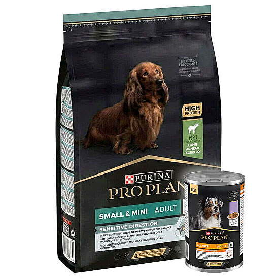 Pro Plan Mini Lamb Kuzulu Küçük Irk Köpek Maması 3 Kg + Pro Plan Konserve 400 Gr - 1