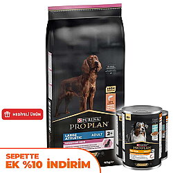 Pro Plan Large Athletic Sensitive Büyük Irk Somonlu Köpek Maması 14 Kg + 3 Adet Pro Plan Konserve 400 Gr - Pro Plan