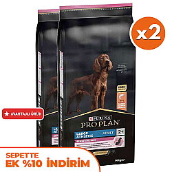 Pro Plan Large Athletic Sensitive Büyük Irk Somonlu Köpek Maması 14 Kg x 2 Adet - Pro Plan