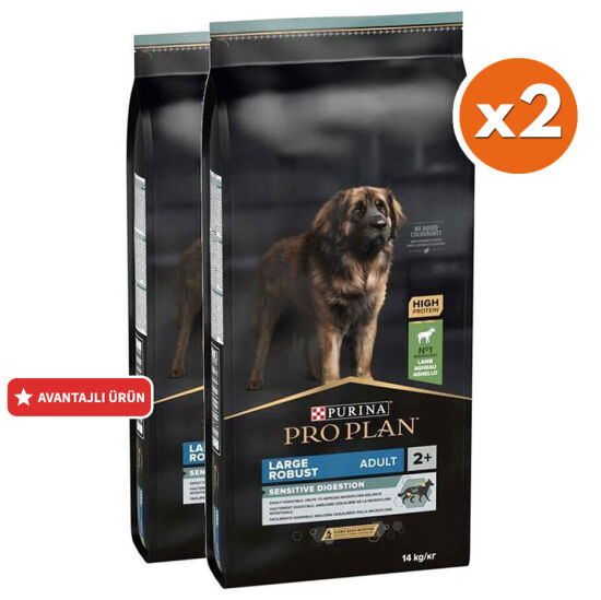 Pro Plan Large Robust Kuzu Etli Büyük Irk Köpek Maması 14 Kg x 2 Adet - 1