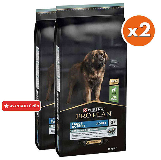 Pro Plan Large Robust Kuzu Etli Büyük Irk Köpek Maması 14 Kg x 2 Adet + 12 Adet Pro Plan Konserve - 3