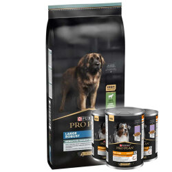 Pro Plan Large Robust Kuzu Etli Büyük Irk Köpek Maması 14 Kg + 3 Adet Pro Plan 400 Gr Konserve - Pro Plan