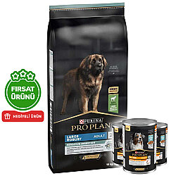 Pro Plan Large Robust Kuzu Etli Büyük Irk Köpek Maması 14 Kg + 3 Adet Pro Plan Konserve 400 Gr - Pro Plan