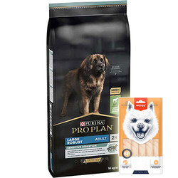 Pro Plan - Pro Plan Large Robust Kuzu Etli Büyük Irk Köpek Maması 14 Kg + Wanpy Creamy Treat 5x14 Gr