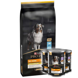 Pro Plan Light Sterilised Balıklı Kısırlaştırılmış Köpek Maması 14 Kg + 3 Adet Pro Plan 400 Gr Konserve - Pro Plan