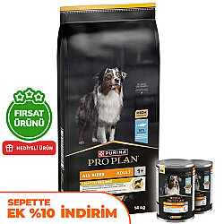 Pro Plan Light Sterilised Balıklı Kısırlaştırılmış Köpek Maması 14 Kg + 2 Adet Pro Plan Konserve 400 Gr - Pro Plan