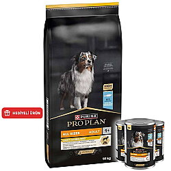 Pro Plan Light Sterilised Balıklı Kısırlaştırılmış Köpek Maması 14 Kg + 3 Adet Pro Plan Konserve 400 Gr - Pro Plan