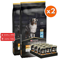 Pro Plan Light Sterilised Balıklı Kısırlaştırılmış Köpek Maması 14 Kg x 2 Adet + 12 Adet Pro Plan Konserve - Pro Plan