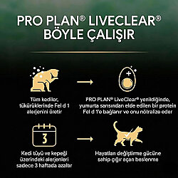 Pro Plan Live Clear Kitten Hindi Etli Yavru Kedi Maması 1,4 Kg + Felix Soup Time Çorba - 4