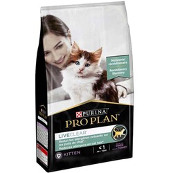 Pro Plan Live Clear Kitten Hindi Etli Yavru Kedi Maması 1,4 Kg - Thumbnail