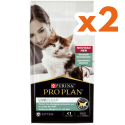 Pro Plan - Pro Plan Live Clear Kitten Hindi Etli Yavru Kedi Maması 1,4 Kg x 2 Adet