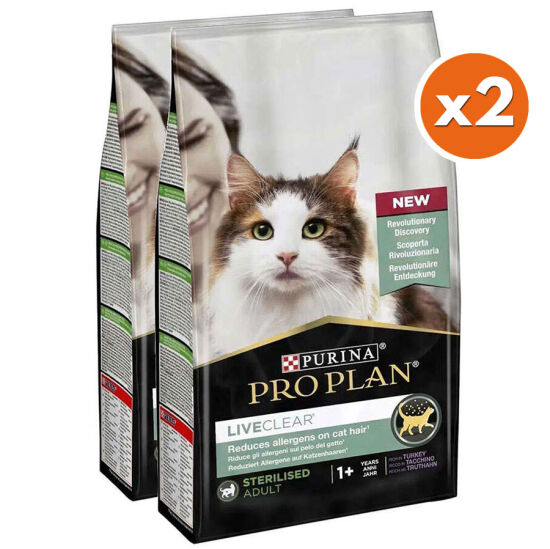 Pro Plan Live Clear Sterilised Hindi Kısırlaştırılmış Kedi Maması 7 Kg x 2 Adet - 2