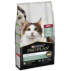 Pro Plan Live Clear Sterilised Hindi Kısırlaştırılmış Kedi Maması 7 Kg + 14 Adet Pro Plan Hairball Pouch - 2