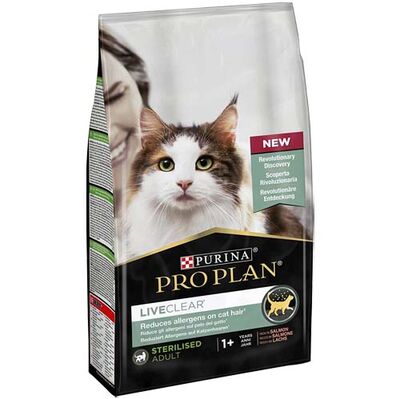 Pro Plan Live Clear Sterilised Somonlu Kısırlaştırılmış Kedi Maması 1,4 Kg 