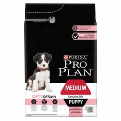 Pro Plan Medium Orta Irk Somon Yavru Köpek Maması 3 Kg + Esca Food 25li Munch Sticks - Thumbnail
