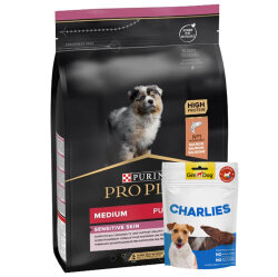 Pro Plan Medium Orta Irk Somon Yavru Köpek Maması 3 Kg + Gimdog 70 Gr Köpek Ödülü - Pro Plan
