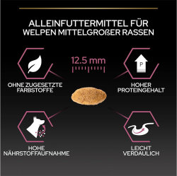 Pro Plan Medium Orta Irk Somon Yavru Köpek Maması 3 Kg + Gimdog 70 Gr Köpek Ödülü - 5