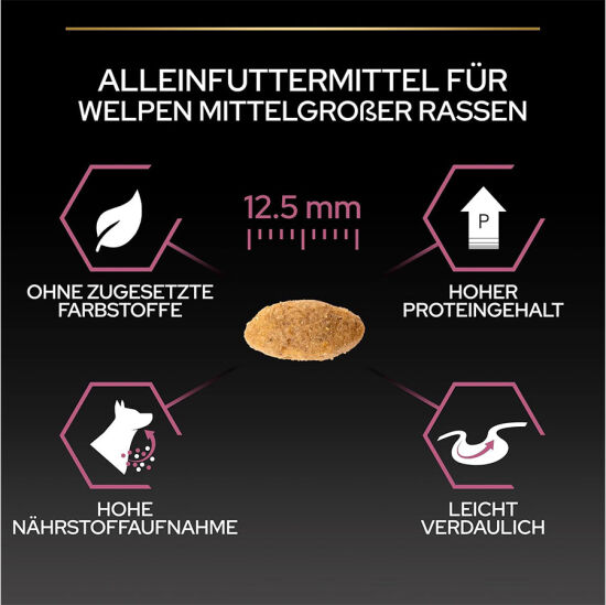 Pro Plan Medium Orta Irk Somon Yavru Köpek Maması 3 Kg + Gimdog 70 Gr Köpek Ödülü - 5