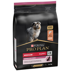 Pro Plan - Pro Plan Medium Orta Irk Somon Yavru Köpek Maması 3 Kg + Temizlik Mendili