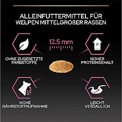 Pro Plan Medium Orta Irk Somon Yavru Köpek Maması 3 Kg x 2 Adet - 5