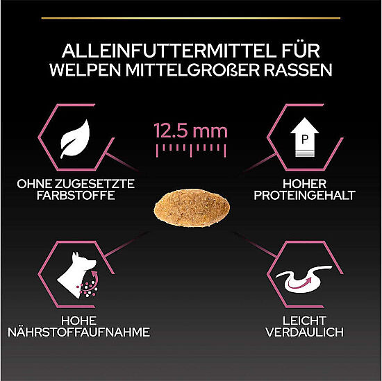 Pro Plan Medium Orta Irk Somon Yavru Köpek Maması 3 Kg x 2 Adet - 5