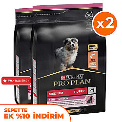 Pro Plan Medium Orta Irk Somon Yavru Köpek Maması 3 Kg x 2 Adet - Pro Plan